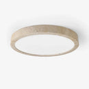Horizon Travertine Disc Ceiling Light