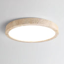Horizon Travertine Disc Ceiling Light
