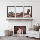 Arches National Park Wall Art Set. Horse in the Desert by Wall Art Set