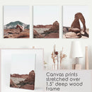 Arches National Park Wall Art Set. Horse in the Desert by Wall Art Set
