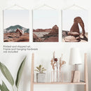 Arches National Park Wall Art Set. Horse in the Desert by Wall Art Set