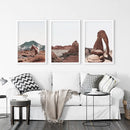 Arches National Park Wall Art Set. Horse in the Desert by Wall Art Set