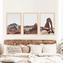 Arches National Park Wall Art Set. Horse in the Desert by Wall Art Set