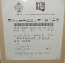 Mike Smith & Justify 2018 Belmont Stakes Framed and Matted Horse Racing Ticket Collage by Dynasty Sports & Framing