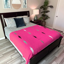 Hot Pink Baja Thunderbird Blanket by West Path