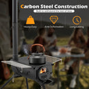 Hot Tent Stove with Chimney Pipes and Foldable Legs for Outdoor Heating by LJGDeals