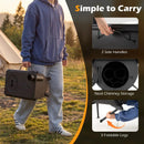 Hot Tent Stove with Chimney Pipes and Foldable Legs for Outdoor Heating by LJGDeals