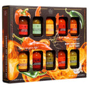 Gourmet Hot Sauce Sampler Gift Set of 10, Flavors Include Habanero