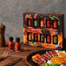 Gourmet Hot Sauce Sampler Gift Set of 10, Flavors Include Habanero