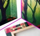 Japanese Maple Forest, Framed Canvas Print, Ready To Hang Wall Art