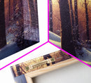 Snowcapped Forest Winter Scene, Ready To Hang Framed Canvas Print, Beautiful Panoramic Wall Decor Art