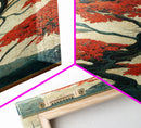 Japanese Maple Tree, Japanese Style Art, Canvas Print, Abstract Tree Art, Ready To Hang Wall Art