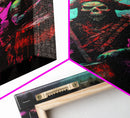 Death Metal Skeletons, Medieval Heavy Metal Undead Band Art, Framed Canvas Print, Unique Office Large Wall Art, Mancave Art