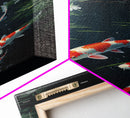 Koi Fish Wall Art, Fish Painting, Zen Wall Art, Fish Wall Art, Nature Print, Canvas Print, Wall Art, Vertical Art, Home Office Art, RV Decor