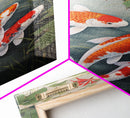 Fish Painting, Zen Wall Art, Koi Fish Wall Art, Fish Wall Art, Canvas Print, Wall Art, Vertical Art, Southern Decor, Office Wall Decor