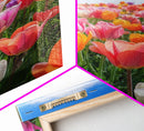 Tulip Print, Flower Wall Art, Vibrant Wall Art, Canvas Print, Wall Art, Vertical Art, Dining Room Prints, New Homeowner Gift, Ranch Decor