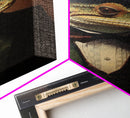Dark Academia Victorian Gecko Art, Framed Canvas Print or Canvas, Halloween Art, Spooky Decor, Halloween Decoration