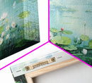 Water Lily Wall Art, Lake Wall Print, Zen Wall Art, Canvas Print, Set Of 3 Prints, Wall Art, 3 Piece Wall Art, Above Bed Decor, Office Print