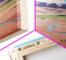Great Sand Dunes National Park Colorado Travel Art, National Park Print, Minimalist Travel Art, Midcentury Modern Style Landscape Painting