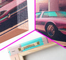 Classic Car Wall Art, Retro Art, Canvas Print, Wall Hanging, Portrait Art, Car Wall Art, Realtor Thank You, Apartment Wall Decor, Office Art