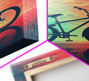 Retro 1980s Bike Canvas Print, Bicycle Art, Framed Wall Art, Fine Art Photography Print, Retro Inspired Wall Decor, Man Cave Art, Office Art