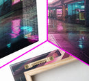 Photo Of A 1980s Mall, Framed Canvas Print, Liminal Spaces, Vaporwave Aesthetic Wall Art, Game Room Decor