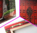 Change Hacienda Architecture Framed Canvas Print, Mexican Wall Art, Art of Mexico, Original Artwork, Wood Framed Ready To Hang