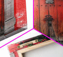 Hacienda Architecture Framed Canvas Print, Mexican Wall Art, Art of Mexico, Original Artwork, Wood Framed Ready To Hang