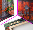 Change345 Colorful Indian Architecture Canvas Print, Traditional Art if India, Photography Print, Indian Wall Art, Living Room Decor