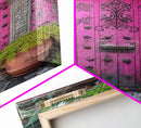 Change456 Architecture Print, 19th Century Architecture Photography, Mexico City Wall Art, Wood Framed Canvas Print