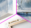 Winter Solitude - winter wall art, winter wonderland, watercolor Christmas, farmhouse Christmas decor, Christmas prints