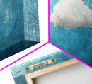 The Cloud - Modern Wall Art - Boho Art - Minimalist Art - Home Decor - Gift Idea - Canvas Wall Art - Overszied Art - Panoramic Art