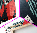Retro 90s Mall Art - Framed Canvas Print - Mall Wall Decor