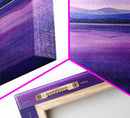 Purple and Lavender Landscape Painting Print, Reflections, Original Watercolor Painting Print, Custom Painting, Living Room Wall Art