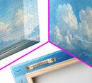 The Salt Flats, Framed Canvas Print, Panoramic Oil Painting Print, Beautiful Home Decor, Living Room Wall Art