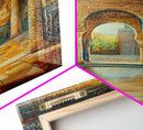 Painting Print of a Morrocan Scene, Moroccan Style Artwork, Moroccan Painting, Arabic Inspired Wall Art