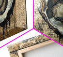 Extra Wide Panoramic Print of an Oyster, Wabi Sabi Minimalist Wall Art, Kitchen Home Decor, Kitchen Art, Wall Art for Dining Room