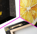 Panoramic Lemon painting Print, Food Kitchen Wall Art, Dining Room Decor, Horizontal Wall Art, Lemon Art, Lemon Home Decor, Kitchen Painting