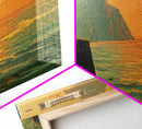 Ireland Painting Print Cliffs of Moher, Framed Canvas Print, Wood Framed Wall Art, Ireland Painting, Ireland Decor, Art of Ireland