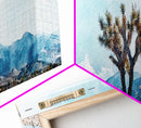 Joshua Tree Painting Print, Canvas Print, California Wall Art, California Painting, California Desert Wall Art, Landscape Paint of Joshua Tree