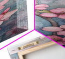 Delicate Cherry Blossom Branch Painting - Canvas Print for Floral Wall Art, Botanical Decor, Pink Bloom Art, Spring Wall Decor, Nature Print