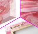 Flowing Pink Fabric Framed Canvas Print Pink Abstract Art Feminine Minimalist Decor Light Pink Wall Art Bedroom Living Room Aesthetic
