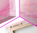Pink Lace Canvas Print Light Pink Abstract Art Feminine Minimalist Bedroom Decor Vertical Wall Art Wabi Sabi Art Rustic Home Gift Idea