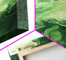 Modern Abstract Green Canvas Print, Sage Green Wall Art, Farmhouse Decor, Minimalist Vertical Art, Living Room Rustic Decor