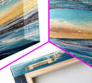 Breaking Wave, surf wall art, ocean painting, seascape painting, Hawaii art, nautical painting, Canvas Print
