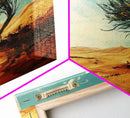 Windblown Tree, Desert Landscape, Southwest Wall Art, Canvas Print, Moody Art, Rustic Wall Art, Wabi Sabi Art, Panoramic Art