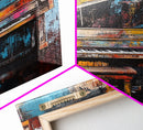 Abstract Piano Art, Music Wall Decor, Colorful Instrument Painting, Moody Art, Living Room Wall Art, Canvas Print, Gift Idea