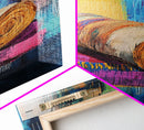 Abstract Roll, Wabi Sabi Art, Modern Abstract Art, Geometric Wall Art, Colorful Art, Minimalist Art, Canvas Print, Gift Idea