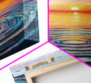 Ocean Ripple Canvas Print | Beach Sunset Painting | Seascape Wall Art | Coastal Decor | Living Room Wall Art | Vibrant Colors
