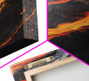 Molten Lava Flow Canvas Print Abstract Fire Art Modern Home Decor Dramatic Wall Artwork Industrial Style Accent Unique Gift Idea